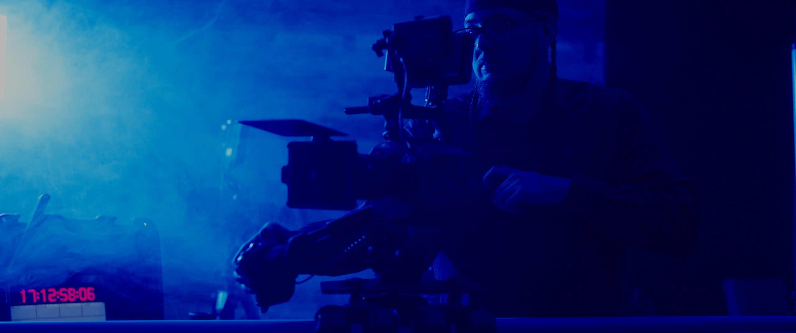 Camera operator on a JGI Media video production